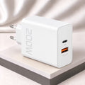 Chargeur Rapide 200W PD & QC + 2 Câbles Tressés USB-C 1 m et 2 m