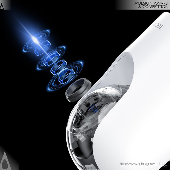 Caméra de sécurité Tecno 2K,WiFi intérieure avec vision nocturne, stockage cloud pour babyphone