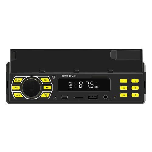 Radio Auto Bluetooth MP3 avec Support Téléphone Intégré – Assistant Vocal & GPS de Voiture
