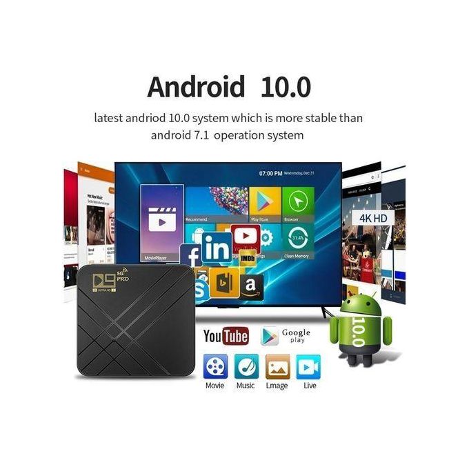 Passerelle Multimédia D9 Pro Android TV Bo