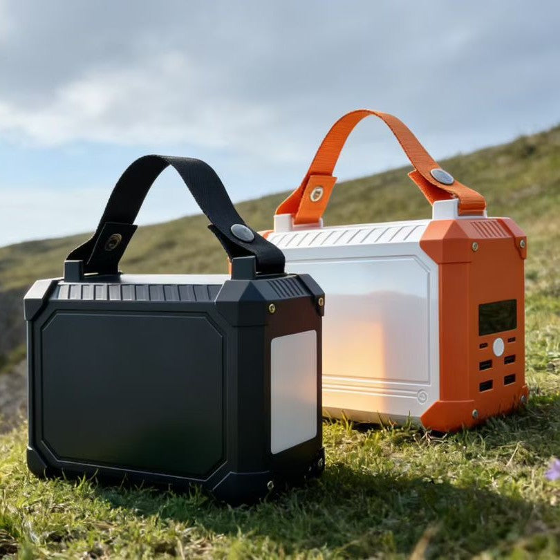 PowerBank haute capacité 60000mAh, charge rapide 22.5W 4 câbles intégrés, lumière LED
