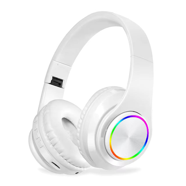 Casque Sans Fil B39 LED – Son Stéréo Premium, Basses Puissantes &amp; Mode Gaming