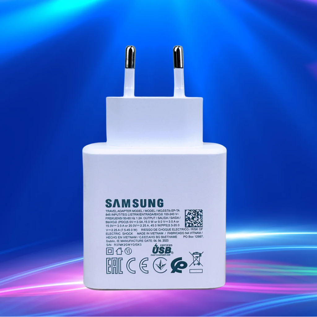 Samsung – chargeur d’origine 45W Type C