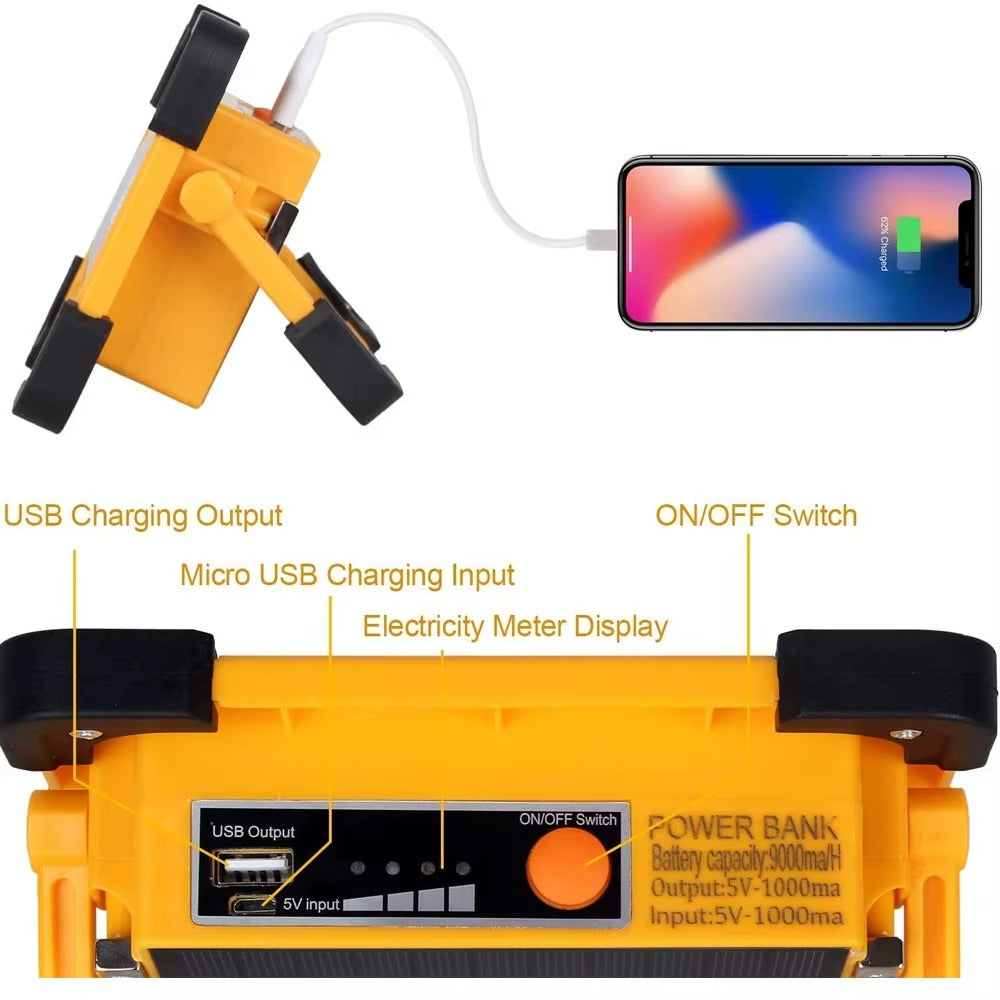 Lampe Solaire LED Rechargeable