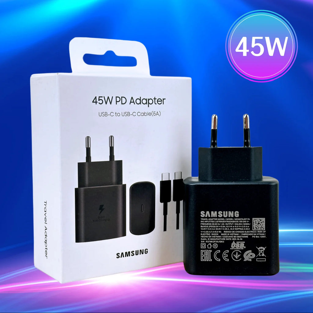 Samsung – chargeur d’origine 45W Type C