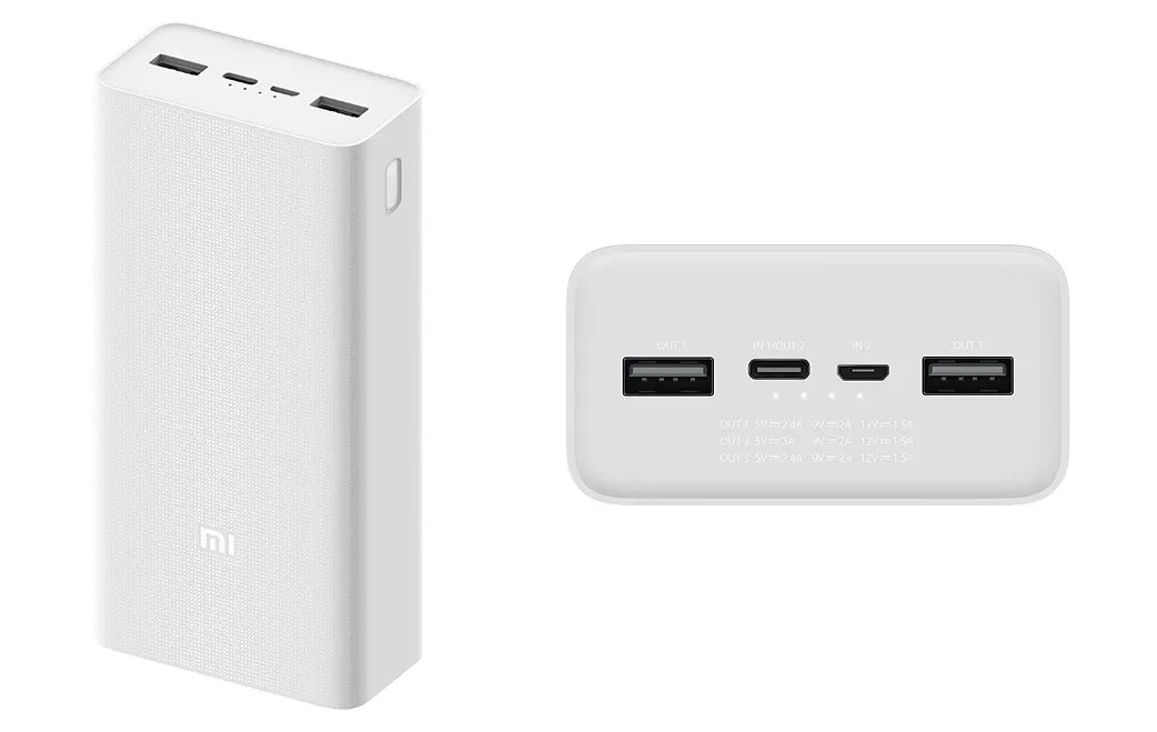 Xiaomi-Mi Power Bank portable, 30000mAh, charge rapide